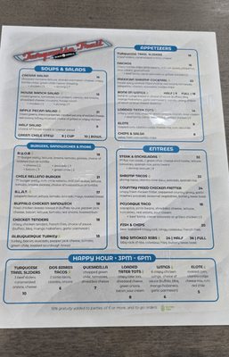 Menu photo 1 Turquoise Trail Bar and Grill Santa Fe, NM