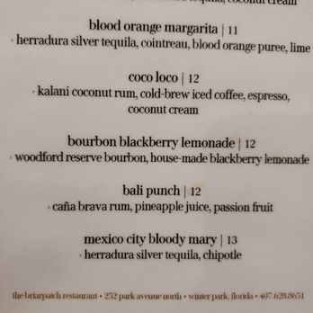 Briarpatch Restaurant - American Near Me - Winter Park, Florida