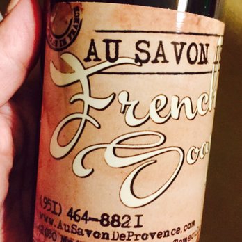 Au Savon de Provence - Looks like a wine bottle! - Cosmetics & Beauty Supply Near Me - Temecula, California