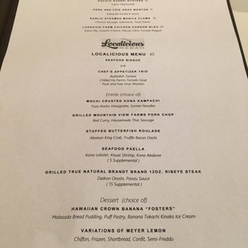 MW Restaurant - Specials of the Day - New American Near Me - Honolulu, Hawaii