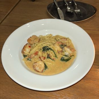 Honey Salt - SHRIMP & SCALLOP SCAMPI LINGUINE - Canadian (New) Near Me - Vancouver, British Columbia Honey Salt - SHRIMP & SCALLOP SCAMPI LINGUINE - Canadian (New) Near Me - Vancouver, British Columbia