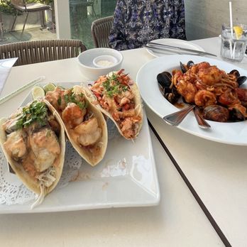 The Sunset Restaurant - 3 Kind Tacos and Seafood Linguini - New American Near Me - Malibu, California The Sunset Restaurant - 3 Kind Tacos and Seafood Linguini - New American Near Me - Malibu, California