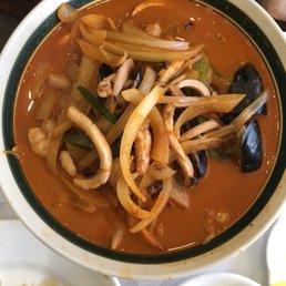 Spicy Seafood Jjamppong