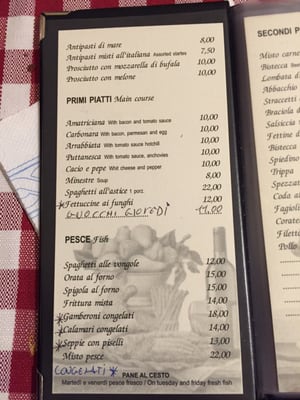 Menu photo 2 Da Sergio Rome, RM Menu photo 2 Da Sergio Rome, RM