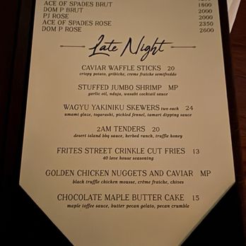 40 Love - Late Night Menu - Venues & Event Spaces Near Me - Scottsdale, Arizona
