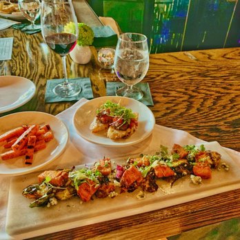Parlor House Bistro - Brussel sprouts with pork belly, confit carrots - New American Near Me - Dunedin, Florida Parlor House Bistro - Brussel sprouts with pork belly, confit carrots - New American Near Me - Dunedin, Florida