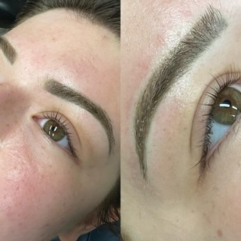 Carolina Microblading - Soft powder brow, no filters. If you value time this is a game changer. - Permanent Makeup Near Me - Cary, North Carolina