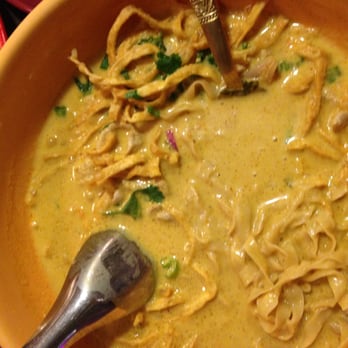 Wild Rose Northern Thai Eats - Kao Soi (forgot to take a photo before I started munching!) - Thai Near Me - Bend, Oregon