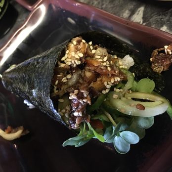 Sushi Pier - Salmon skin hand roll - Sushi Bars Near Me - Reno, Nevada Sushi Pier - Salmon skin hand roll - Sushi Bars Near Me - Reno, Nevada