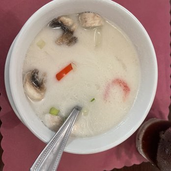 Nine Thai Cuisine - Tom Ka soup with shrimp - Thai Near Me - Pitman, New Jersey Nine Thai Cuisine - Tom Ka soup with shrimp - Thai Near Me - Pitman, New Jersey