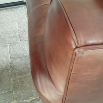 Ethan Allen - Scrape in leather on back corner - Furniture Stores Near Me - Tustin, California Ethan Allen - Scrape in leather on back corner - Furniture Stores Near Me - Tustin, California