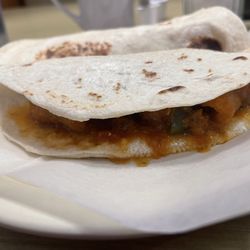 Taqueria La Tapatia - Chicharron Ranchero breakfast taco