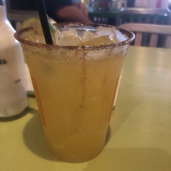 Taco Mama - Gulf Breeze - Mercedes Margarita with spicy salt ok favor - Tacos Near Me - Gulf Breeze, Florida