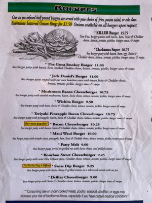 Menu photo 1 Wichita Pub Clackamas, OR Menu photo 1 Wichita Pub Clackamas, OR