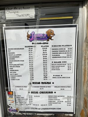 Menu photo 1 Lynn's Drive-in Gaffney, SC Menu photo 1 Lynn's Drive-in Gaffney, SC