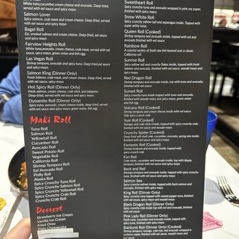 Takumi - Menu part one - Buffets Near Me - Fairview Heights, Illinois