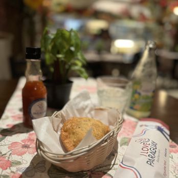 I Love Paraguay - a basket of bread and a bottle of sauce - Latin American Near Me - Sunnyside, New York I Love Paraguay - a basket of bread and a bottle of sauce - Latin American Near Me - Sunnyside, New York
