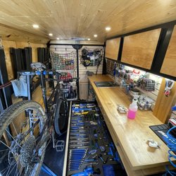 Wayward Cycles - Fully outfitted custom van that can perform almost any repair on a bike at your location!