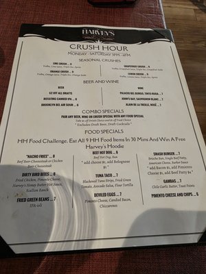 Menu photo 4 Harvey's Falls Church, VA