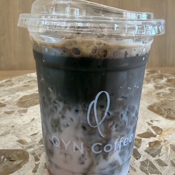QYN Coffee - Raspberry oat hojicha - Coffee & Tea Near Me - Costa Mesa, California QYN Coffee - Raspberry oat hojicha - Coffee & Tea Near Me - Costa Mesa, California