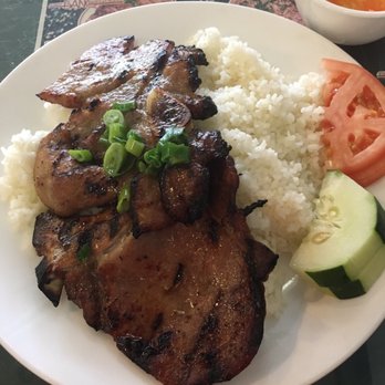 Pho Bang Restaurant - Grilled Pork Chop over Rice - Vietnamese Near Me - Flushing, New York