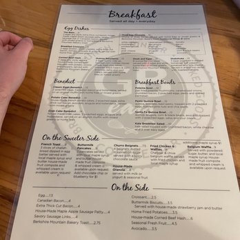 GB eats - Breakfast menu - Diners Near Me - Great Barrington, Massachusetts