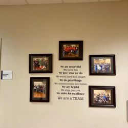 Novant Health - This was on the wall on the cardiology side, not the podiatry side. But I love it!