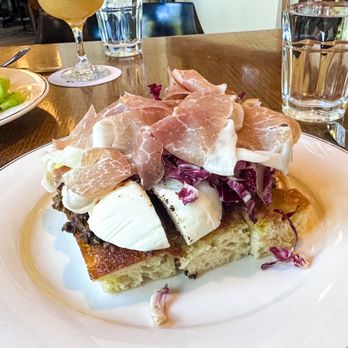 Supper - Prosciutto and mozzarella focaccia - New American Near Me - San Antonio, Texas