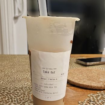 7 Miles Tea Lab - Classic dirty boba milk tea - Bubble Tea Near Me - Artesia, California 7 Miles Tea Lab - Classic dirty boba milk tea - Bubble Tea Near Me - Artesia, California
