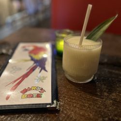 Mary's Bar of Tropical Escapism - Pina colada! DELISH!