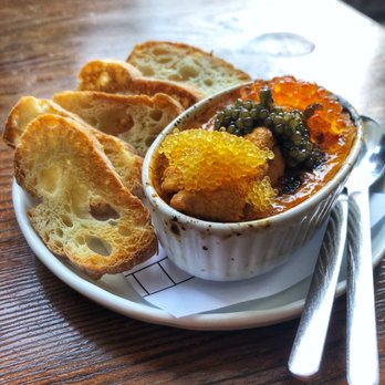 3rd Cousin - Uni creme brulee - New American Near Me - San Francisco, California