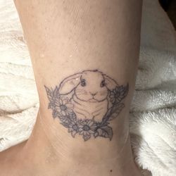 The Ink Society - Holland lop tattoo