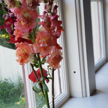 THE HICHBORN - Flowers at our table - New American Near Me - Stockton Springs, Maine THE HICHBORN - Flowers at our table - New American Near Me - Stockton Springs, Maine