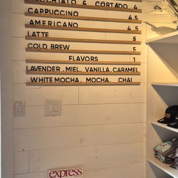 Dune Bird Winery - Espresso menu - Wineries Near Me - Northport, Michigan