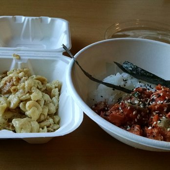 Warehouse 345 - Sockeye Salmon Poke Bowl and Side of Warehouse Mac & Cheese ($8.99) - Cafeteria Near Me - Seattle, Washington Warehouse 345 - Sockeye Salmon Poke Bowl and Side of Warehouse Mac & Cheese ($8.99) - Cafeteria Near Me - Seattle, Washington