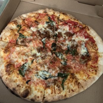 Tilda's Pizzeria - Again uneven cut and inconsistent spread of toppings. - Pizza Near Me - Rochester, Minnesota Tilda's Pizzeria - Again uneven cut and inconsistent spread of toppings. - Pizza Near Me - Rochester, Minnesota