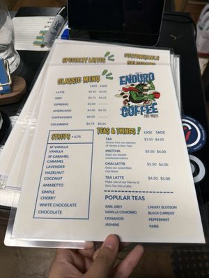 Menu photo 2 Enduro Coffee Fort Worth, TX