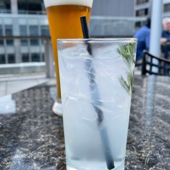 Aire Rooftop Bar - Beer and peach fizz - Wine Bars Near Me - Chicago, Illinois Aire Rooftop Bar - Beer and peach fizz - Wine Bars Near Me - Chicago, Illinois