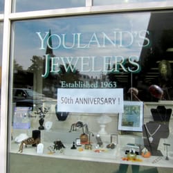 Walter's Watch & Jewelry Repair - Youland's 50th anniversary party: Oct 6, 2012.  The window has changed a lot since then.