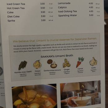 RAKKAN Ramen - Anaheim GardenWalk - Menu / kids, desserts, and drinks - Ramen Near Me - Anaheim, California