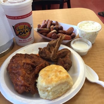 Uncle Lous Fried Chicken - 3 piece white Corruption Carrots cole Slaw and biscuit mmmmm - Chicken Wings Near Me - Memphis, Tennessee Uncle Lous Fried Chicken - 3 piece white Corruption Carrots cole Slaw and biscuit mmmmm - Chicken Wings Near Me - Memphis, Tennessee