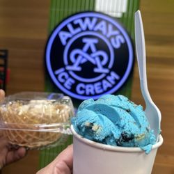 Always Ice Cream - Cheers! Waffle cone and single scoop!