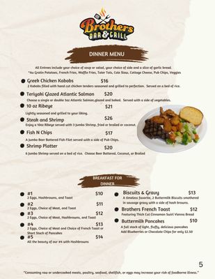 Menu photo 3 Brother's Rochester, MN Menu photo 3 Brother's Rochester, MN