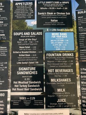 Menu photo 2 Little Sandy's Bruceton Mills, WV Menu photo 2 Little Sandy's Bruceton Mills, WV