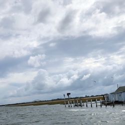 Bay Shore Marina - rain clouds but no rain