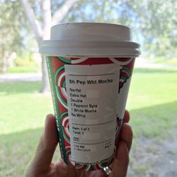 Starbucks - Peppermint White Chocolate Mocha YUM!