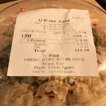 U Poke Spot - reasonable prices - Poke Near Me - Tampa, Florida U Poke Spot - reasonable prices - Poke Near Me - Tampa, Florida