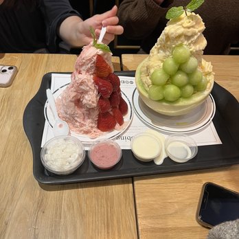Oakobing - Strawberry Shaved & Ice Mango Melon Shaved Ice - Shaved Ice Near Me - Los Angeles, California