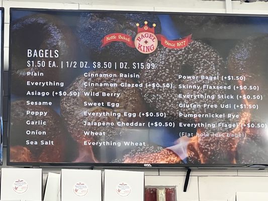 Menu photo 5 Bagel King Casselberry, FL