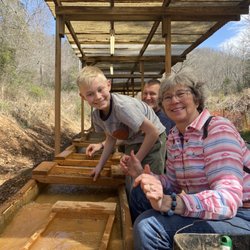 Cowee Gift Shop & Mason Mountain Mine - Covered potion of the sluice.